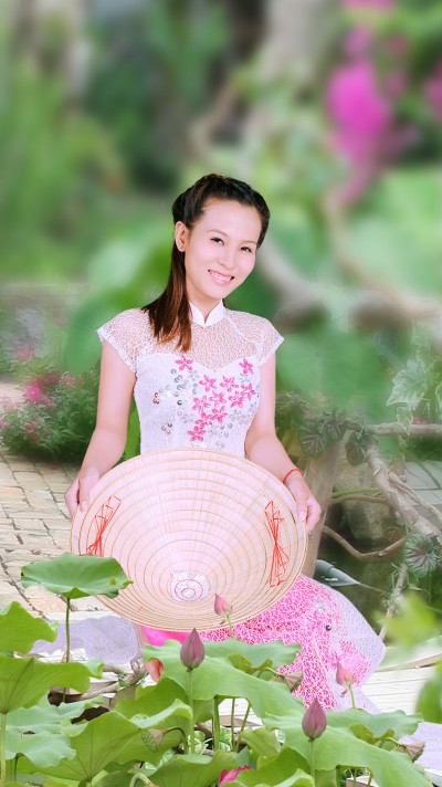 努力家のベトナム女性20代
